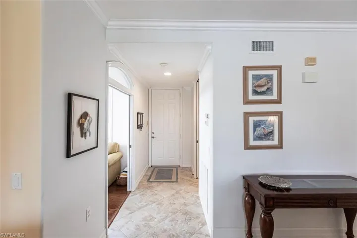 Entry hallway to Living Room