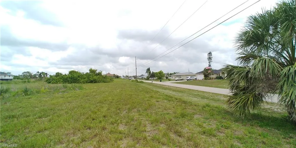 View to the right of lot