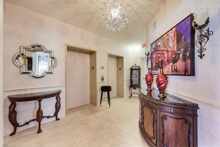 Private foyer- elevators in the rear