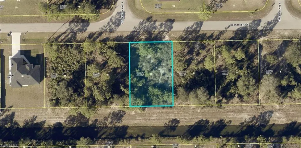 Aerial Survey Map. Illustrating the property's boundaries and surrounding parcels