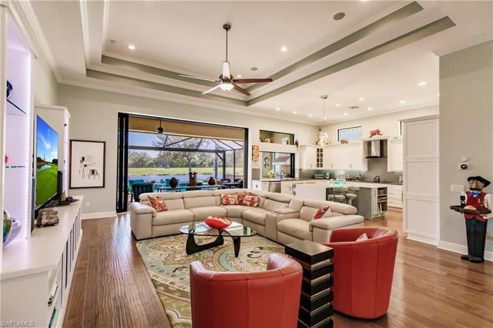 Great Room into Kitchen