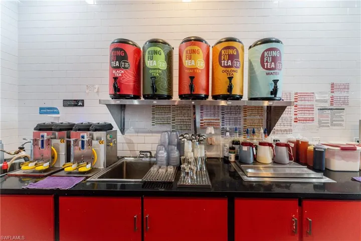 View of bar