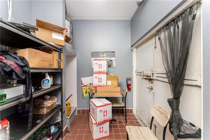 View of storage room