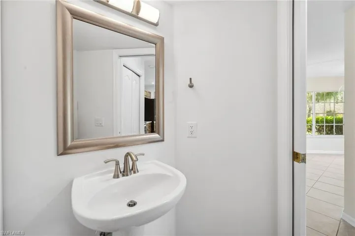 Lavatory on Main Floor
