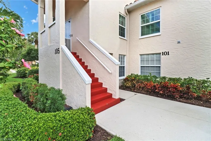 View of stairs to doorway