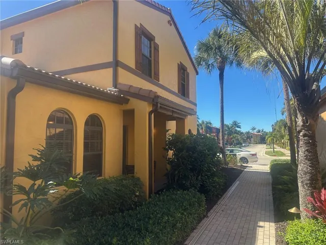 View of home's exterior featuring stucco siding