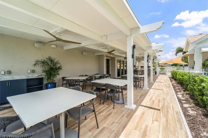 Deck featuring outdoor dining space