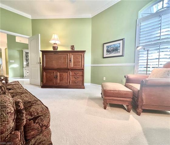 Den has french doors to create additional privacy