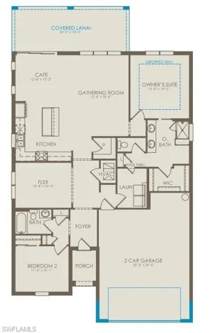 Floor plan with structurals