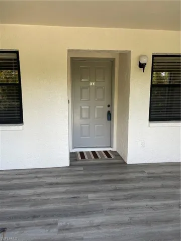 View of exterior entry