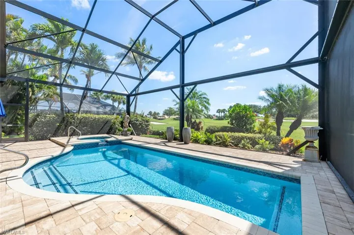 Well designed pool and spa