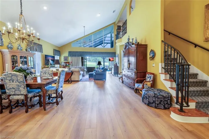 Gorgeous Core-tec Luxury Vinyl Flooring runs thought out the home