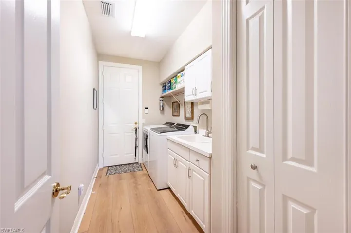 1st Floor Laundry Room with Tub Sink