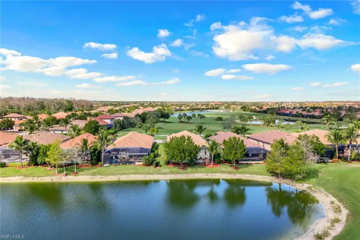 View of Rear of Home and Lake.
