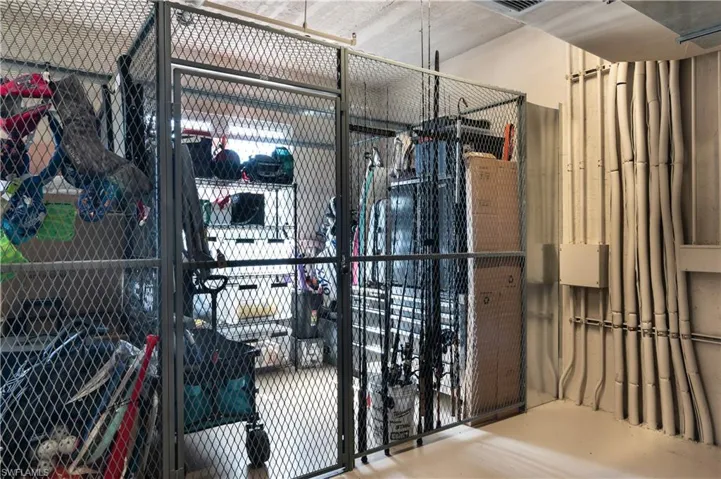 View of a storage unit