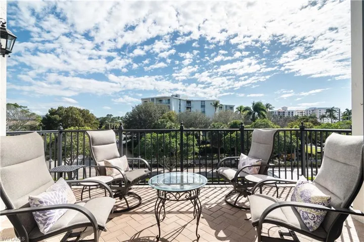 Large Balcony off great room with access from master