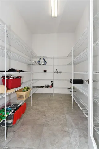 View of storage area