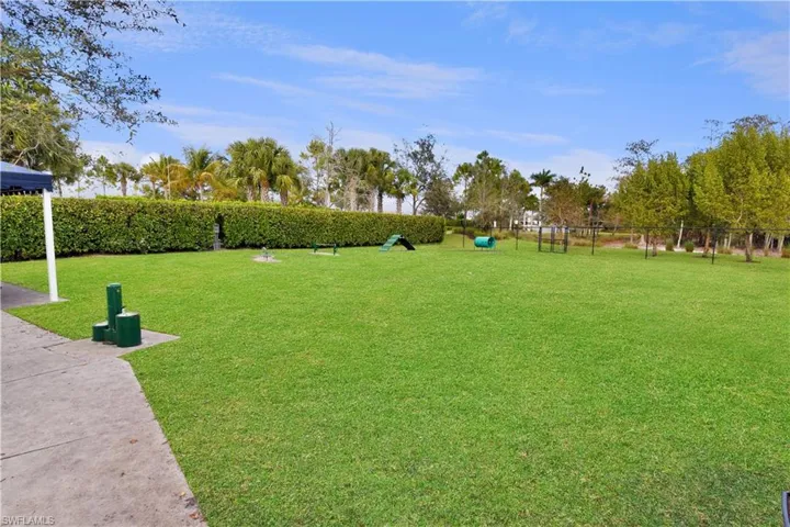 View of home's community featuring a dog friendly area