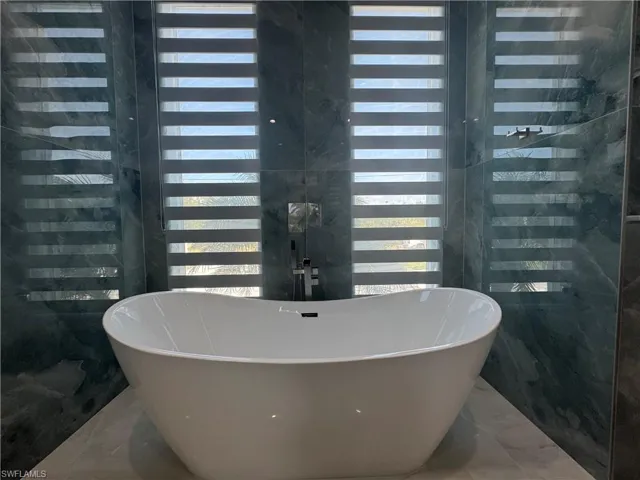 Bathroom with a bath