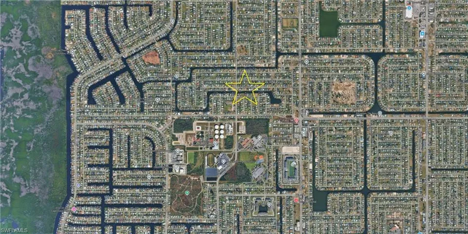 Aerial overview of property's location