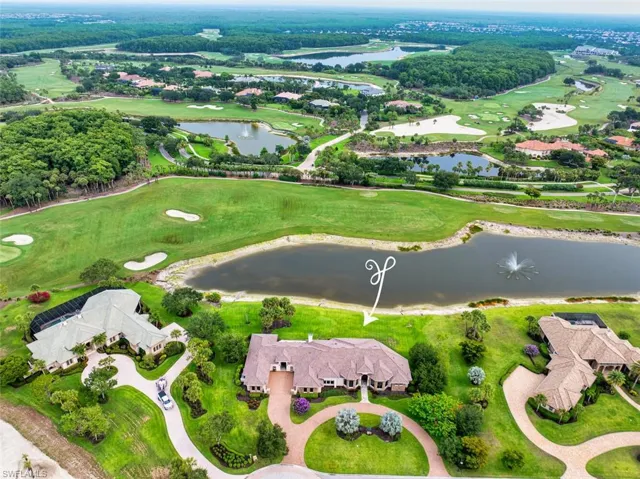 Aerial front of home