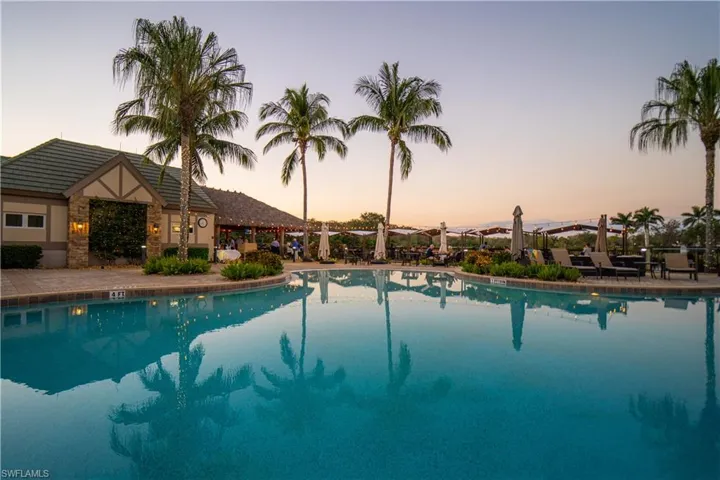 Pool at Sunset