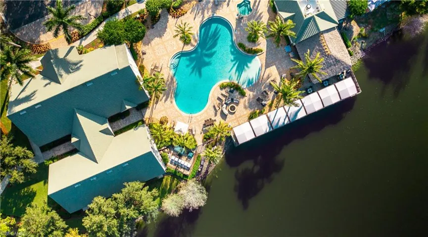 Aerial of Pool Area