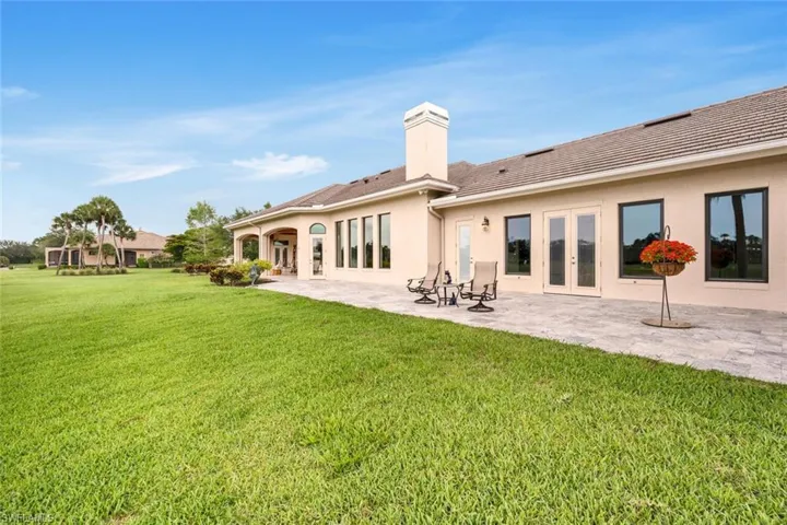 Back of Home with big backyard