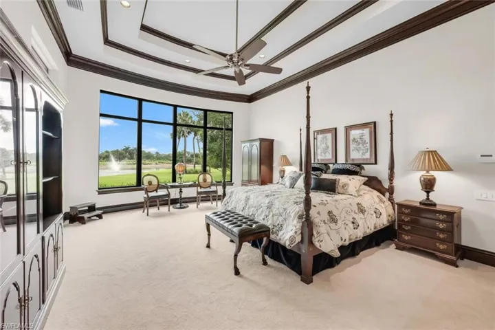 Primary Bedroom with sitting area & fabulous views