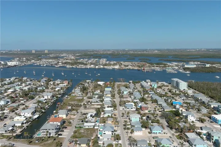 View of property location with a community park on Estero Bay