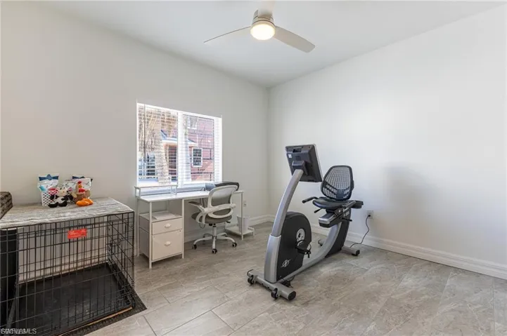 Workout area