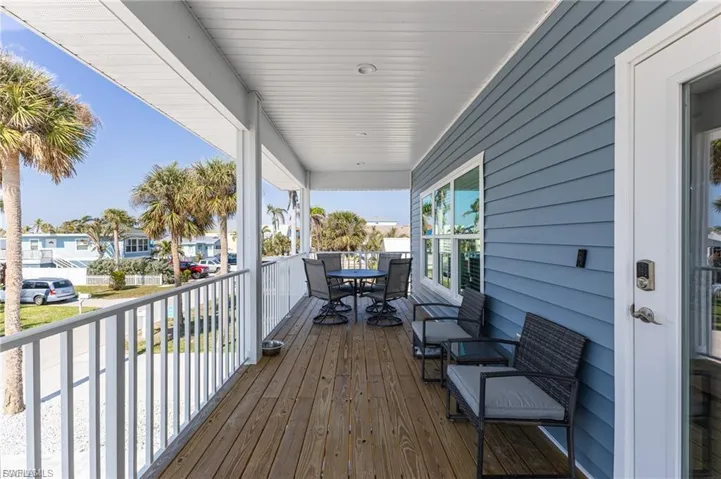 Wooden porch