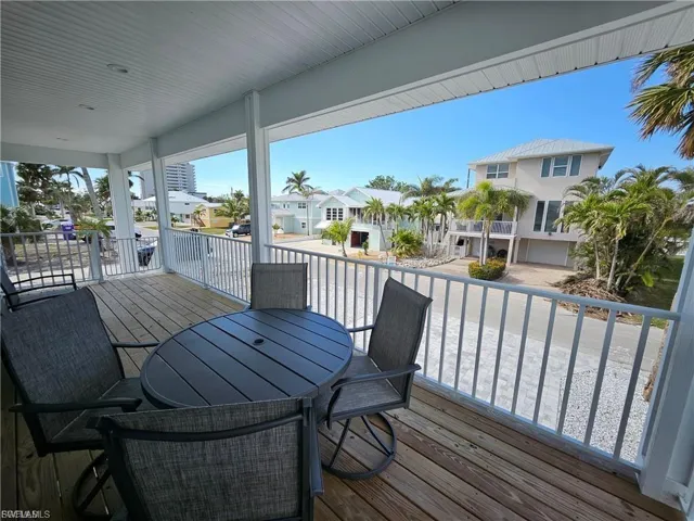 Wooden deck