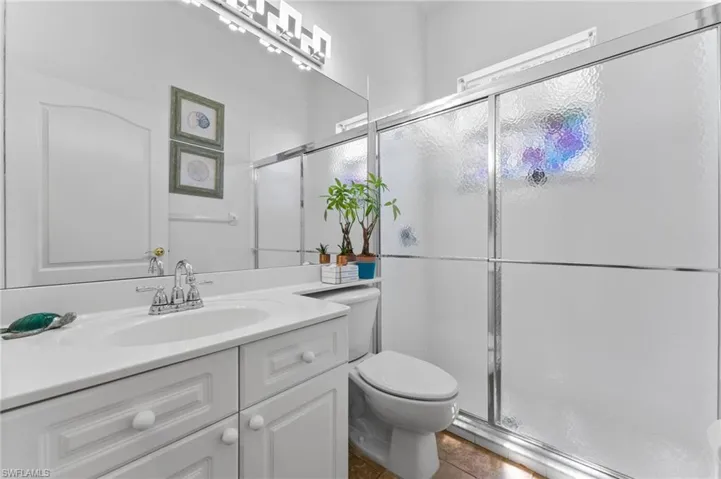 1st Floor Bathroom just off 1st floor Den and Living Room.