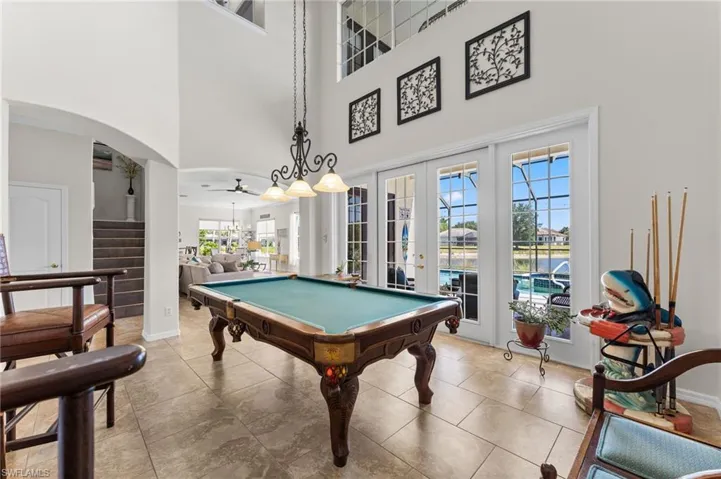 Game room/Living Room- lots of space to entertain and host