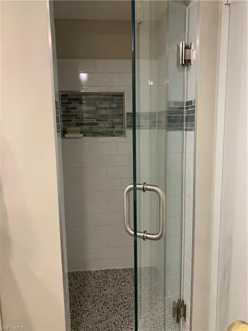 Modern master bathroom with walk in shower