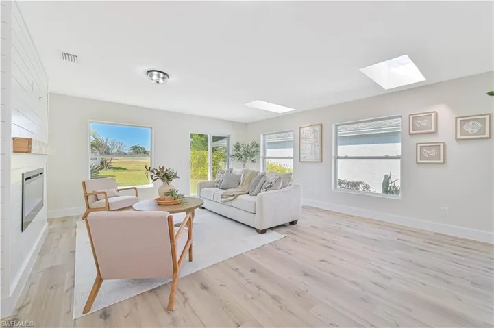 den/ currently set up as family room but could be easily converted to huge third bedroom