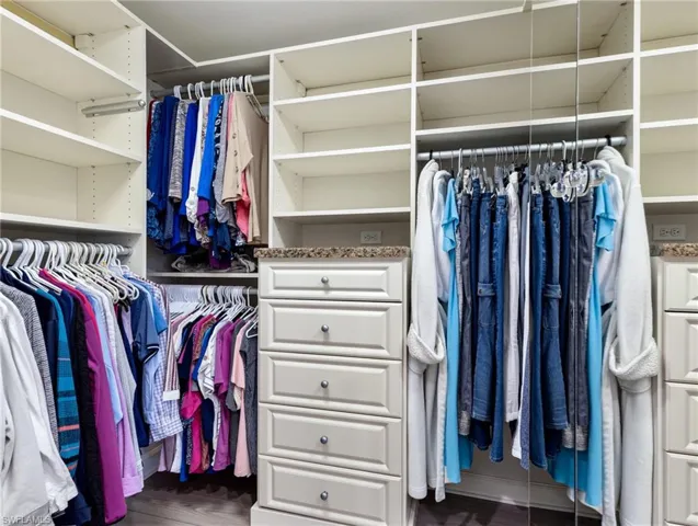 Her closet.