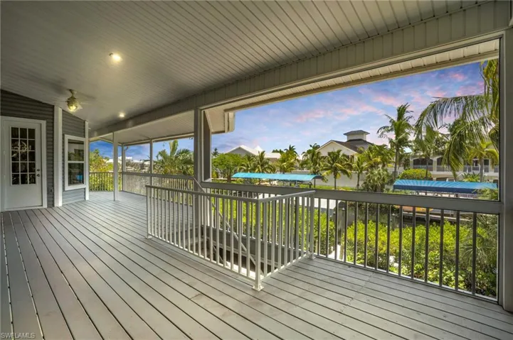 View of deck