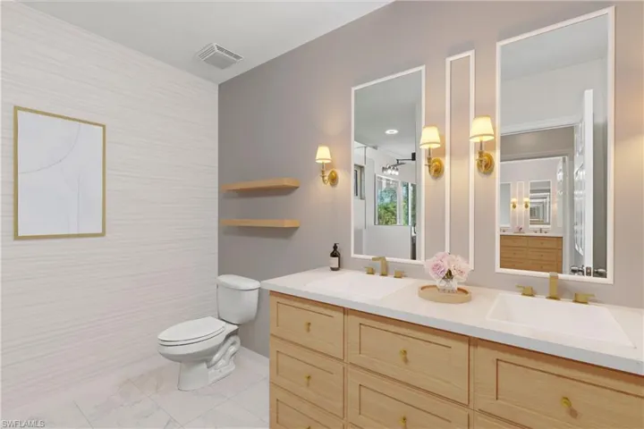 Photo includes reality renovation to showcase the possibility of the bathroom. Design services can be offered for an additional fee.
