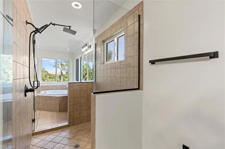 Current primary suite bathroom