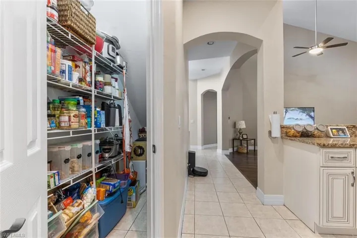 View of storage area