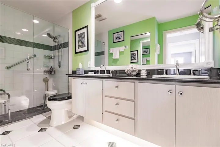 Master bathroom.