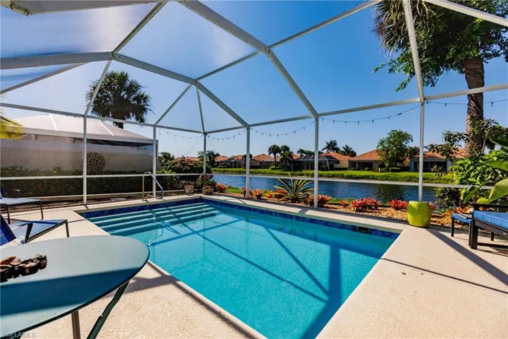 Lake views from the pool.