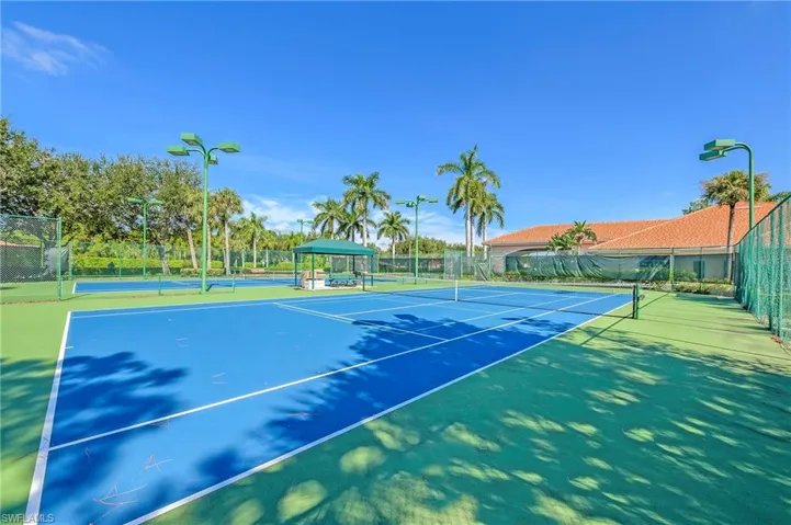2 Lighted tennis courts