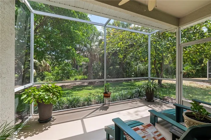 Serene views from your large lanai.