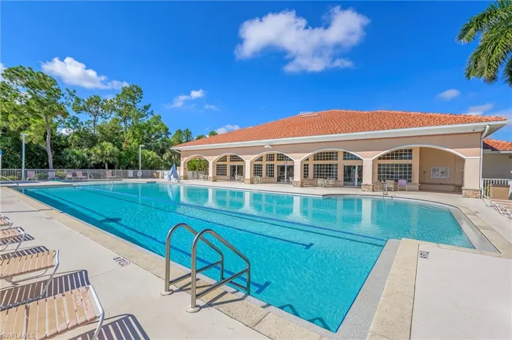 Heated community pool