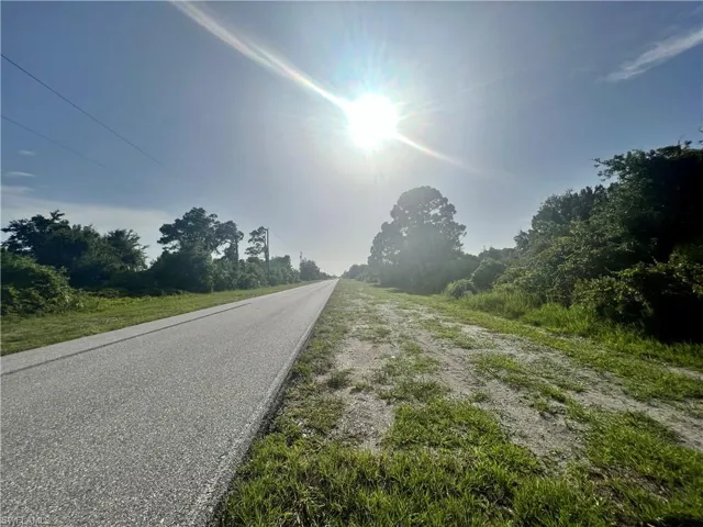 View of asphalt road