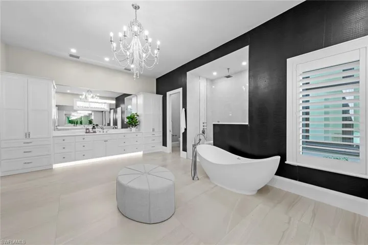 Master bath - His side