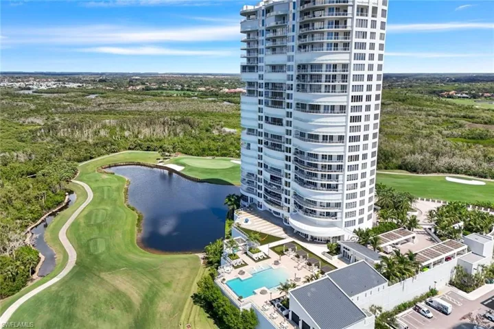 Rear Tower View with Pool Deck Amenities